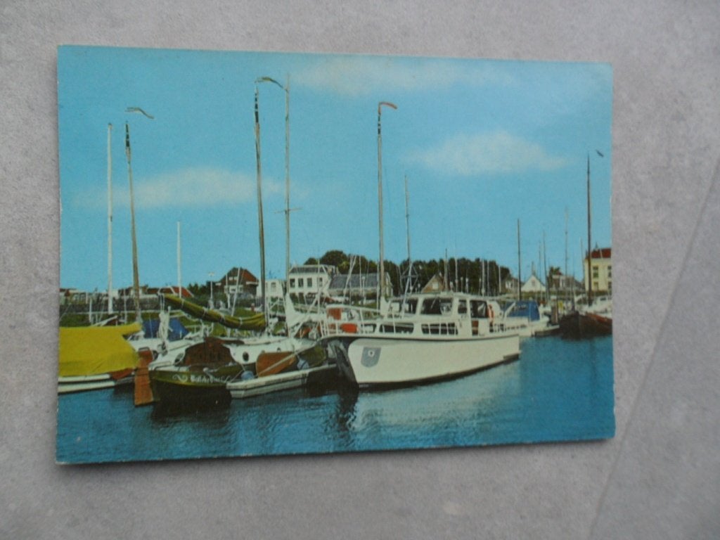 Zwartsluis, jachthaven recr. st. Zwarte water/boten 1971, Verzenden, 1960 tot 1980, Gelopen, Noord-Brabant