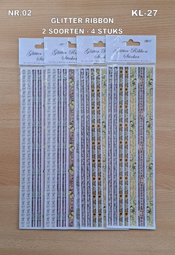 NR.02-03-04-05 ZELFKLEVEND LINT - 14 SOORTEN-23 STUKS, Ophalen of Verzenden, Nieuw, Overige materialen, Overige typen