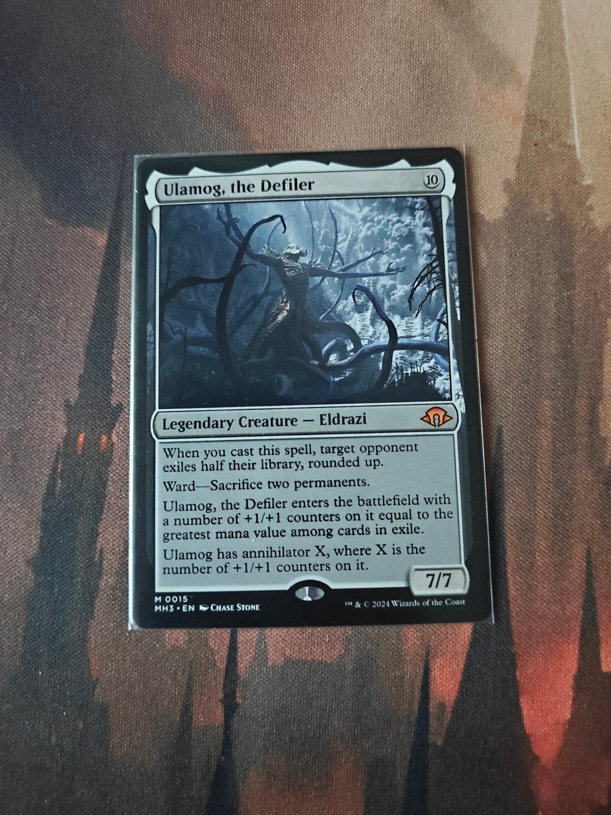 Magic: The Gathering - Ulamog, the Defiler (MH3), Ophalen of Verzenden, Zo goed als nieuw