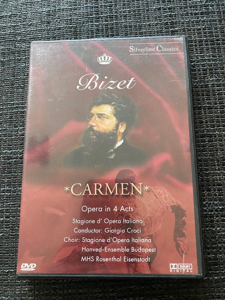 Dvd Bizet carmen, Alle leeftijden, Ophalen of Verzenden, Zo goed als nieuw