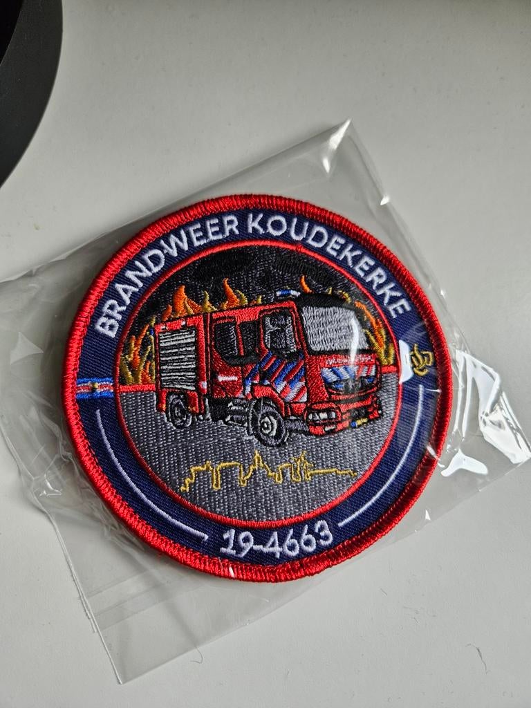 Patch brandweer Koudekerke (Zeeland), Ophalen of Verzenden, Overige soorten, Nederland, Embleem of Badge
