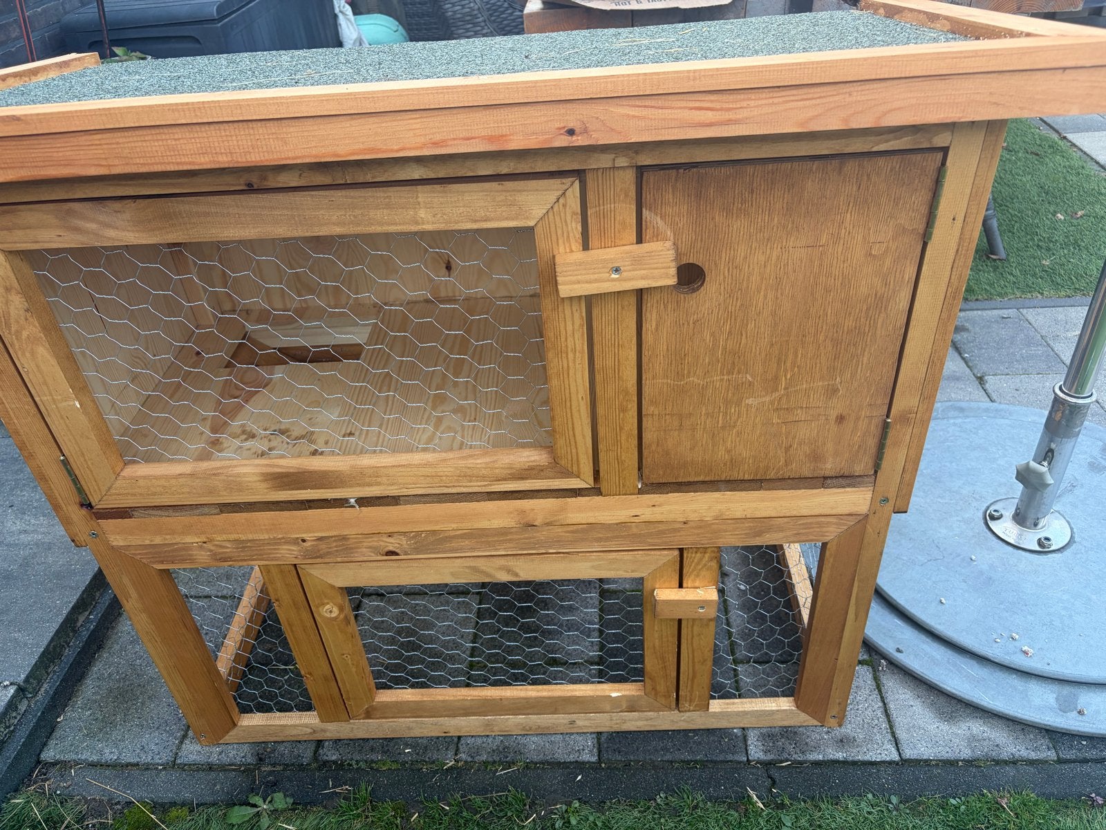 Konijnenhok hout, Ophalen, 60 tot 90 cm, Nieuw, Konijn