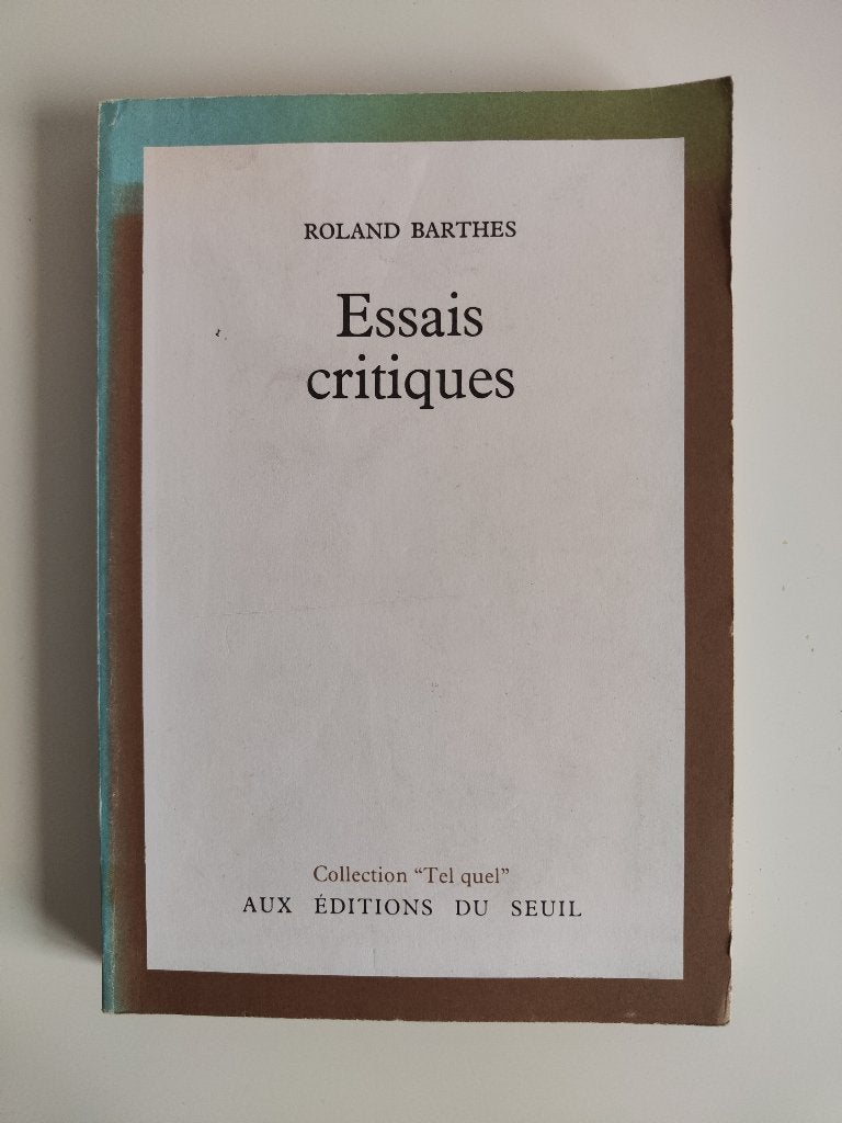 Roland Barthes - Essais critiques, Ophalen of Verzenden, Gelezen, Roland Barthes