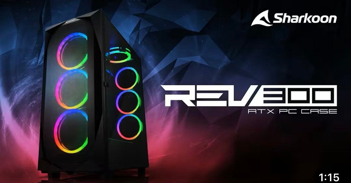 Sharkoon REV300 ATX PC Case - Nieuw in doos, Ophalen of Verzenden, Nieuw