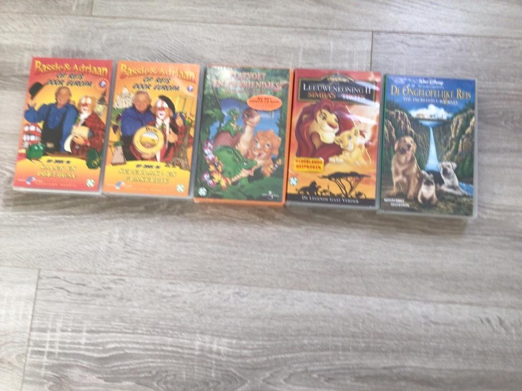WALT DISNEY  VHS VIDEO BANDEN, Alle leeftijden, Ophalen of Verzenden, Zo goed als nieuw, Kinderprogramma's en -films
