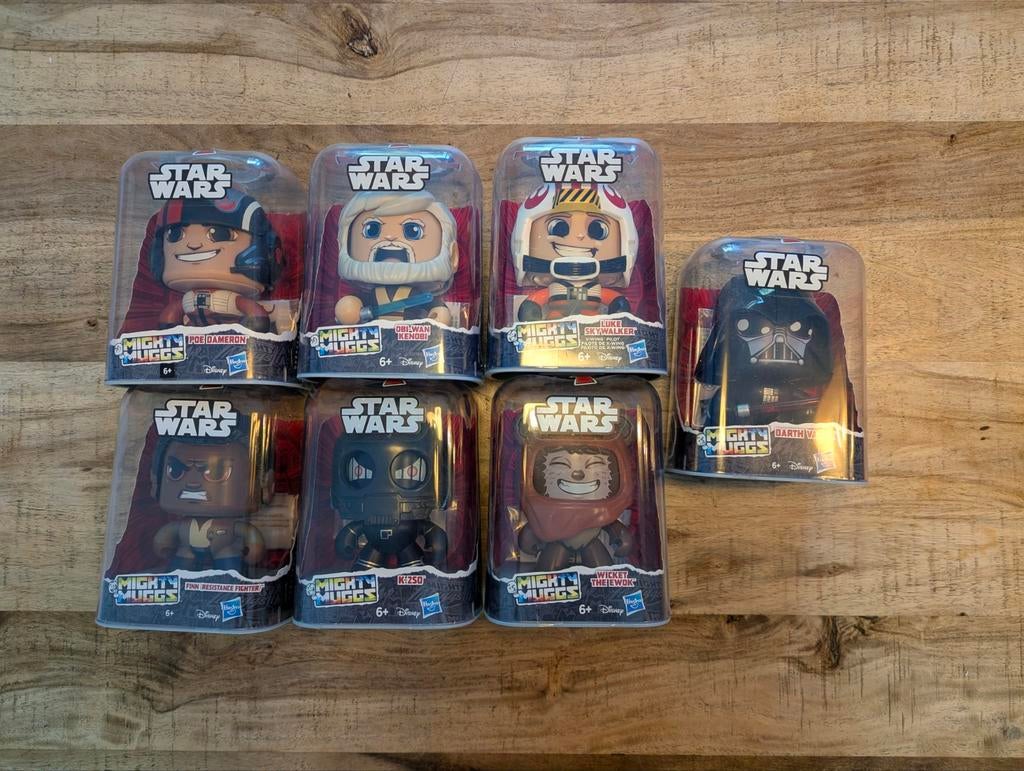 7 Mighty Muggs Star Wars Figuren: Nieuw in Verpakking, Ophalen of Verzenden, Nieuw