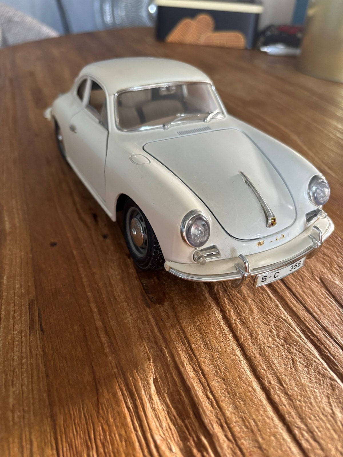 Burago Porsche 356 B Coupé (1961) schaalmodel, Ophalen of Verzenden, Zo goed als nieuw, Auto