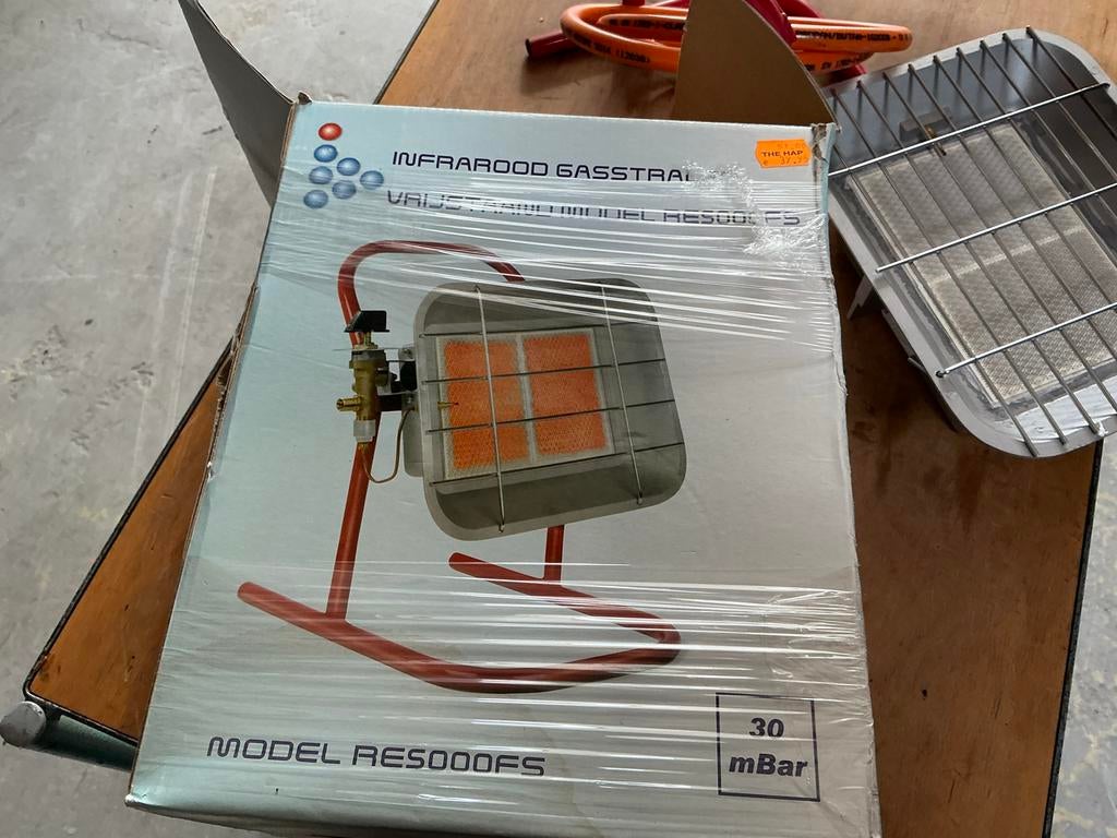 Infrarood Gasstraler Vrijstaand Model RES000FS, 30 tot 80 cm, Minder dan 60 cm, Ophalen of Verzenden, 800 watt of meer