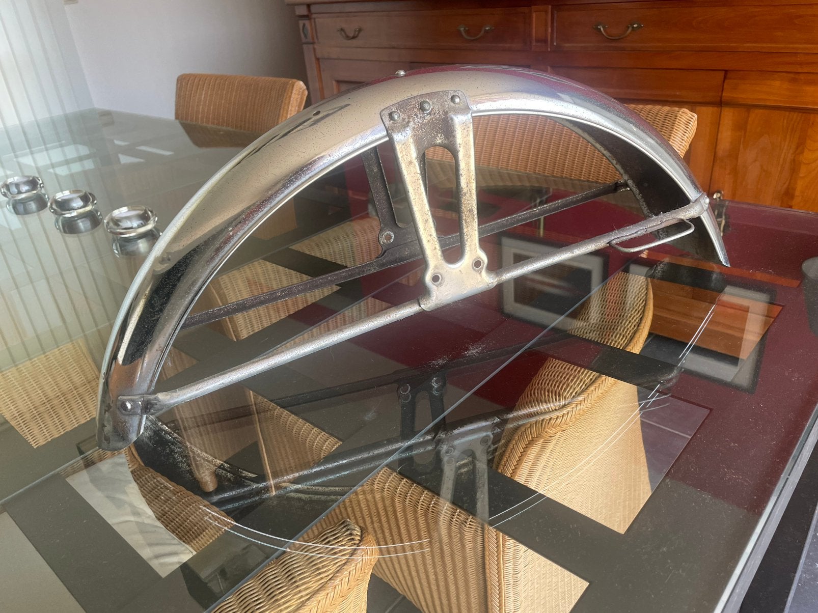 Origineel Honda SS50 voorspatbord - Niet doorgeroest!, Ophalen of Verzenden, Gebruikt, Overige typen