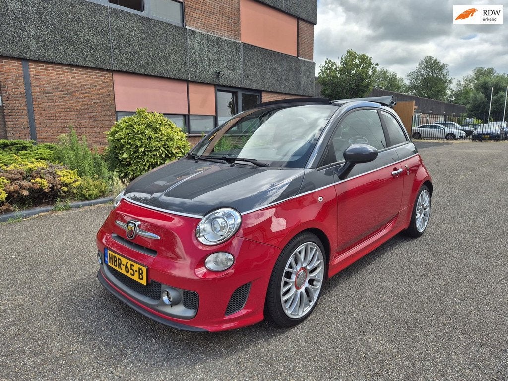 Fiat 500 C 1.4 T-Jet Abarth Competizione 595Cabrio |Boekjes|, Auto's, Fiat, 15 km/l, Gebruikt, 4 cilinders, Cabriolet
