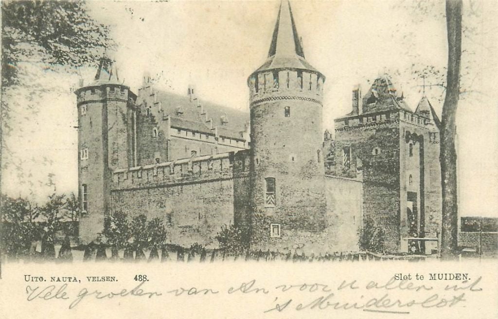 702-030-025 Muiden Muiderslot, Verzamelen, Verzenden, Voor 1920, Noord-Holland