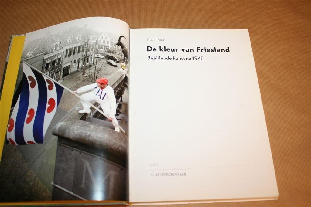 De kleur van Friesland. Beeldende kunst na 1945., Ophalen of Verzenden, Zo goed als nieuw