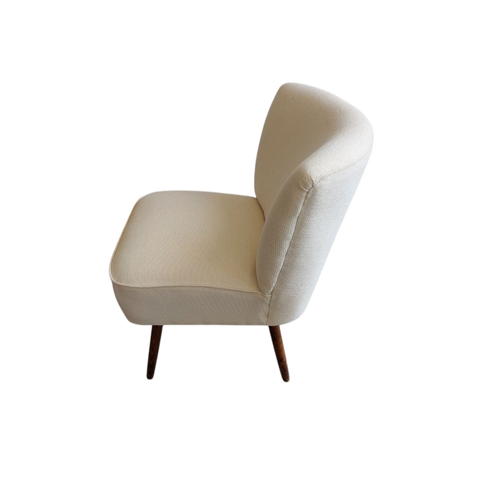 Vintage cocktail stoel Wunsch (nieuw gestoffeerd), Huis en Inrichting, Fauteuils, Gebruikt, Minder dan 75 cm, Onbekend, Stof