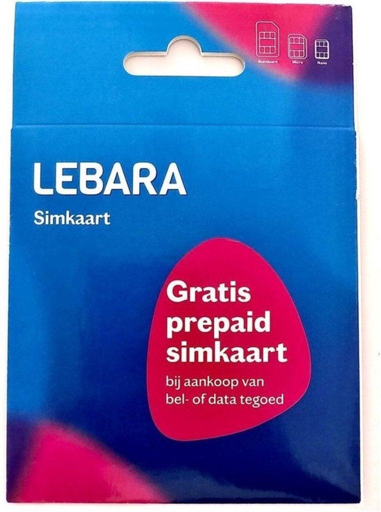Lebara simkaarten geactiveerd werken tot november 2026, Ophalen of Verzenden, Zo goed als nieuw, Overige providers, Simkaart
