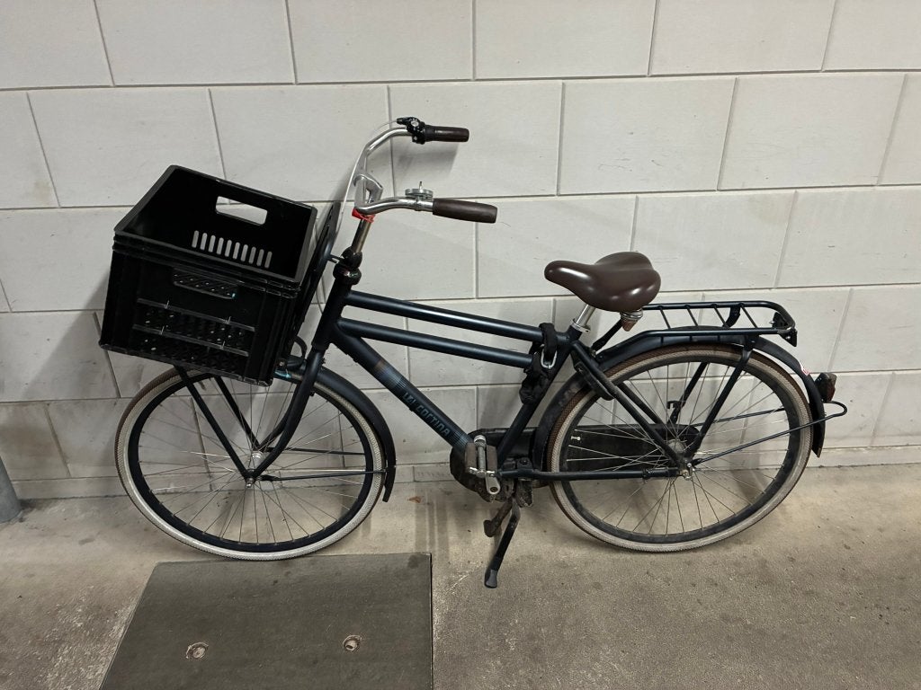 Cortina U4 Transort heren 50 cm 3 versnel. mooi donkerblauw, Fietsen en Brommers, Fietsen | Heren | Herenfietsen, Terugtraprem