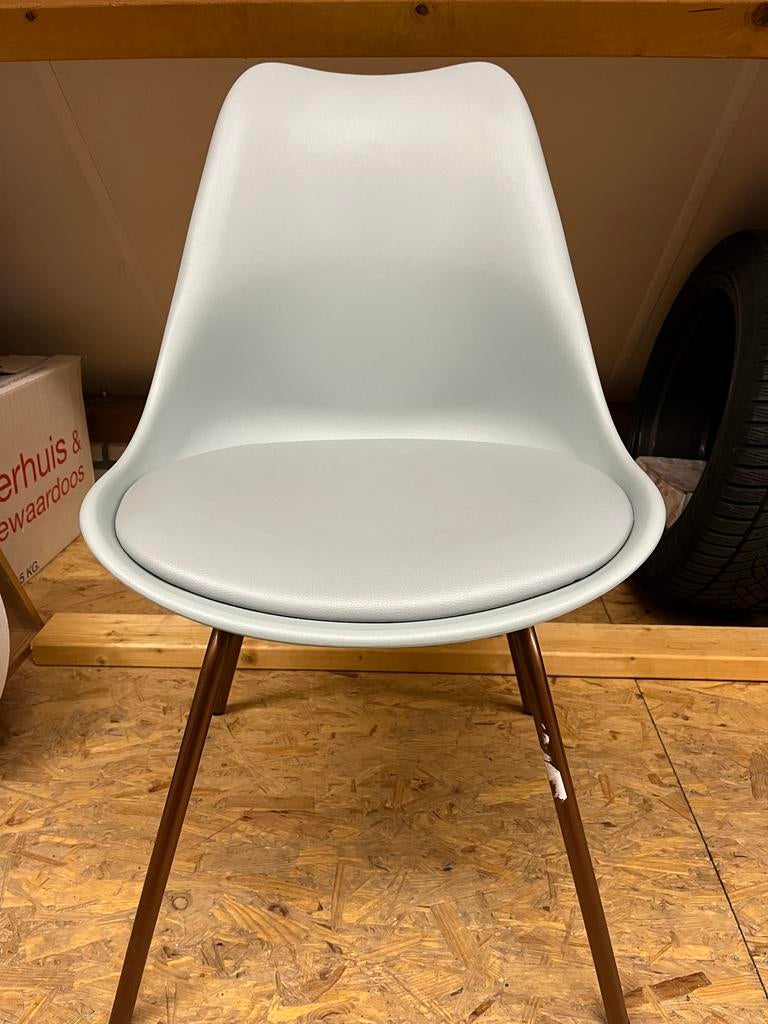 Stoel, Huis en Inrichting, Stoelen, Ophalen, Gebruikt, Blauw, Eén