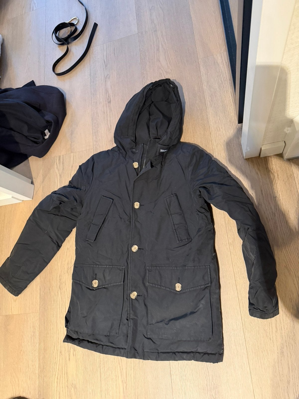 Woolrich jas parka, Kinderen en Baby's, Ophalen of Verzenden, Zo goed als nieuw, Jongen of Meisje, Jas
