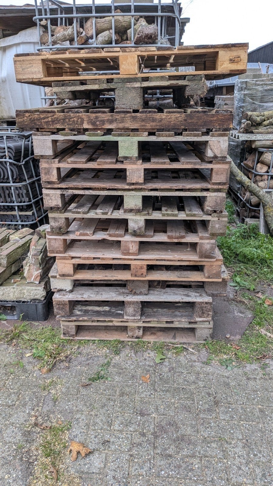 Gratis houten pallets, Tuin en Terras, Minder dan 3 m³, Ophalen, Overige houtsoorten