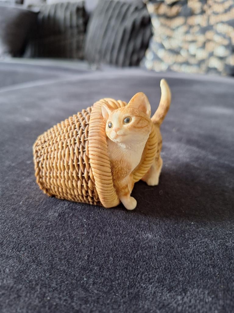 Beeldje rode kater, Verzamelen, Ophalen, Zo goed als nieuw, Dier