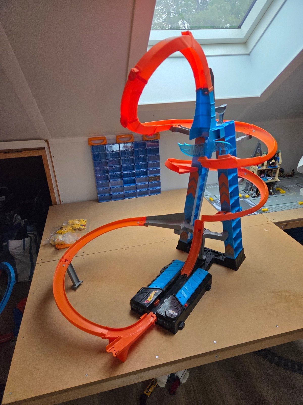 Hotwheels stuntbaan, Ophalen, Hot Wheels, Racebaan, Gebruikt