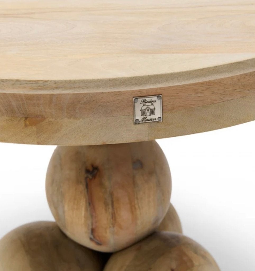 NIEUW IN DOOS tafel van Riviera Maison twv € 620,00, 50 tot 100 cm, Info@rivieramaison.nl, Rond, Nieuw