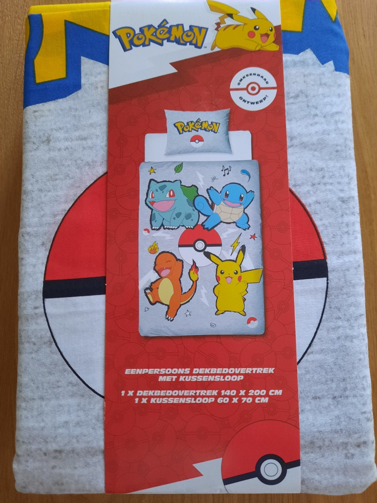 2x POKEMON dekbedovertrek katoen NIEUW per stuk, Ophalen of Verzenden, Nieuw, Jongetje of Meisje, Dekbedovertrek