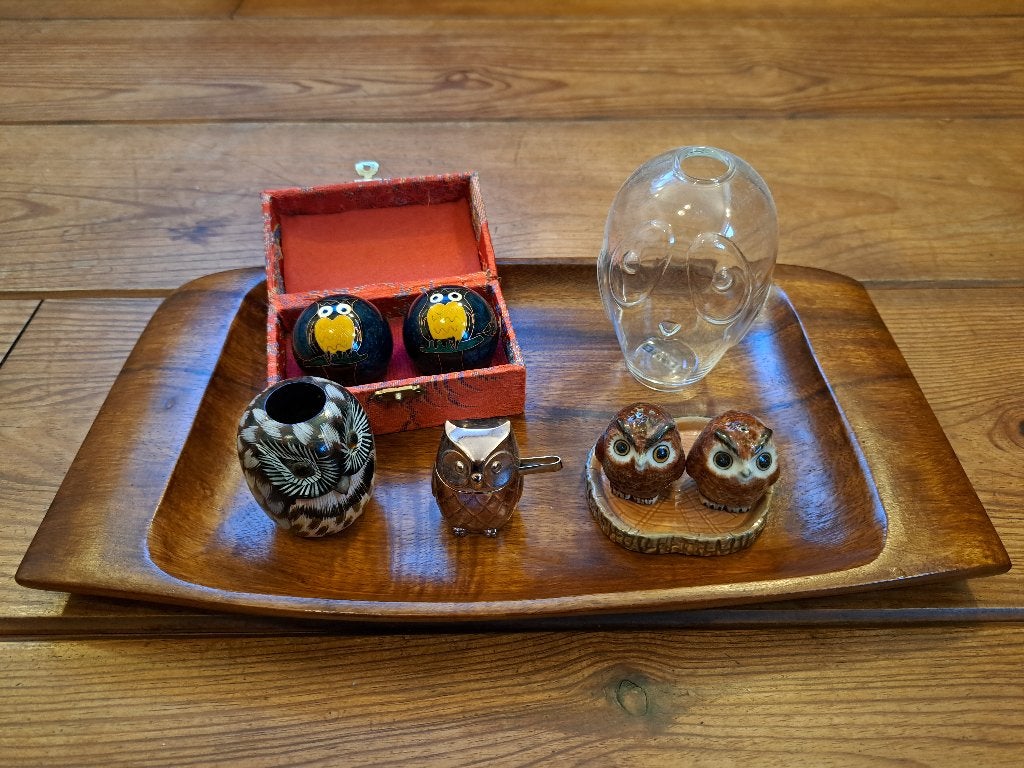 Diverse Uilen Decoratie Set - Vintage & Modern, Vintage, Gebruikt, Meerkleurig, Overige materialen