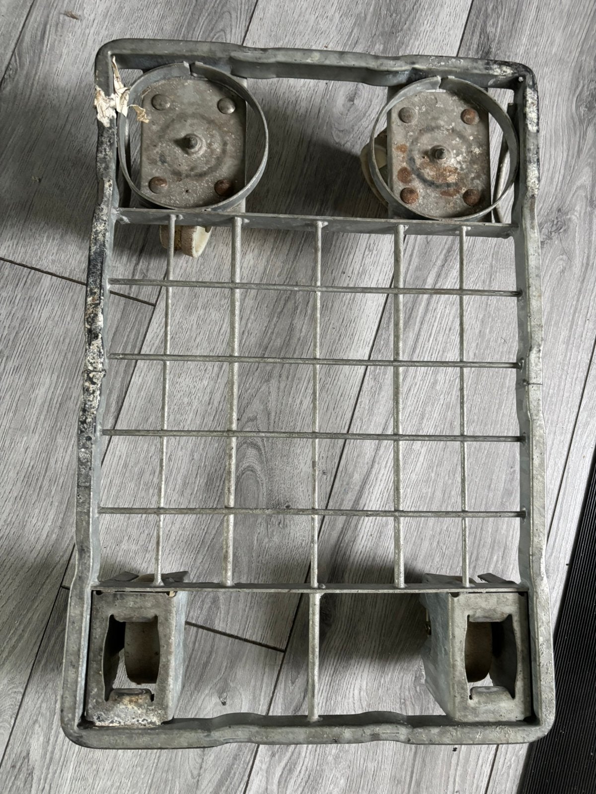 Zware transport dolly 60x40, 100 liter of meer, Ophalen, Gebruikt, Transportkar