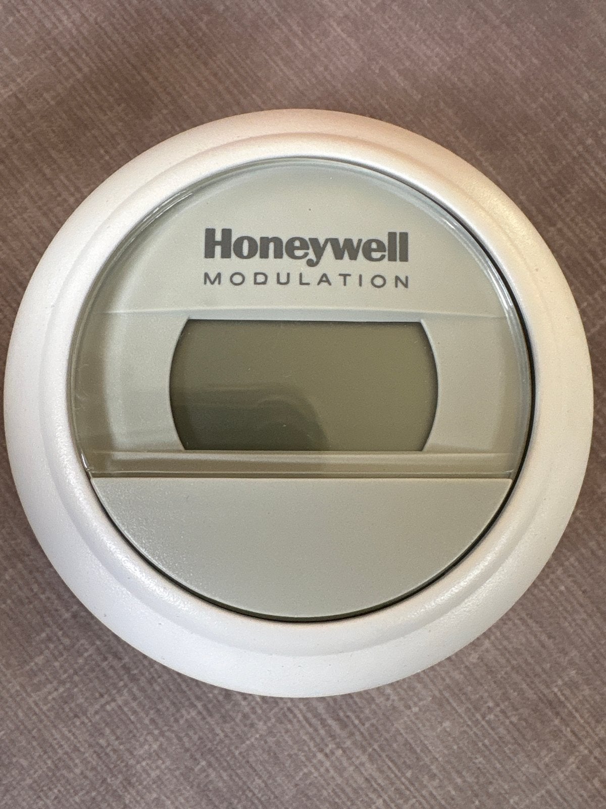 Honeywell Round Modulation Kamerthermostaat T87M1003, Doe-het-zelf en Verbouw, Thermostaten, Ophalen, Slimme thermostaat, Zo goed als nieuw