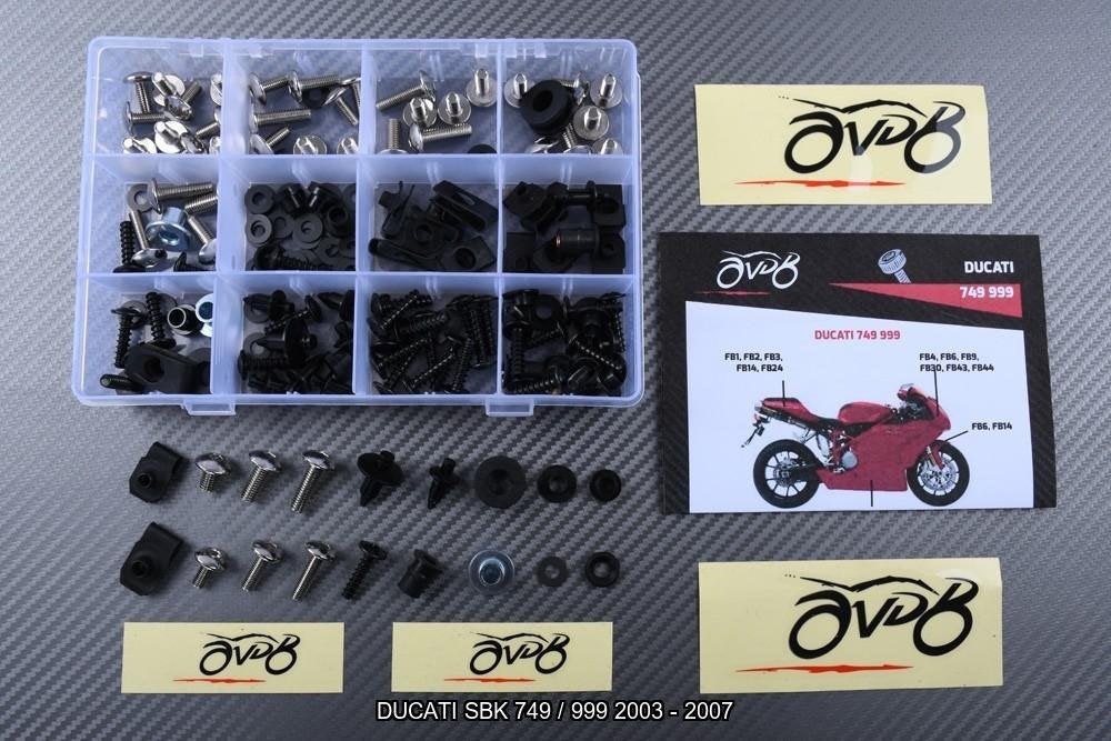Kuip bouten set voor DUCATI SBK 749 / 999 2003 2007, Motoren, Verzenden, Nieuw