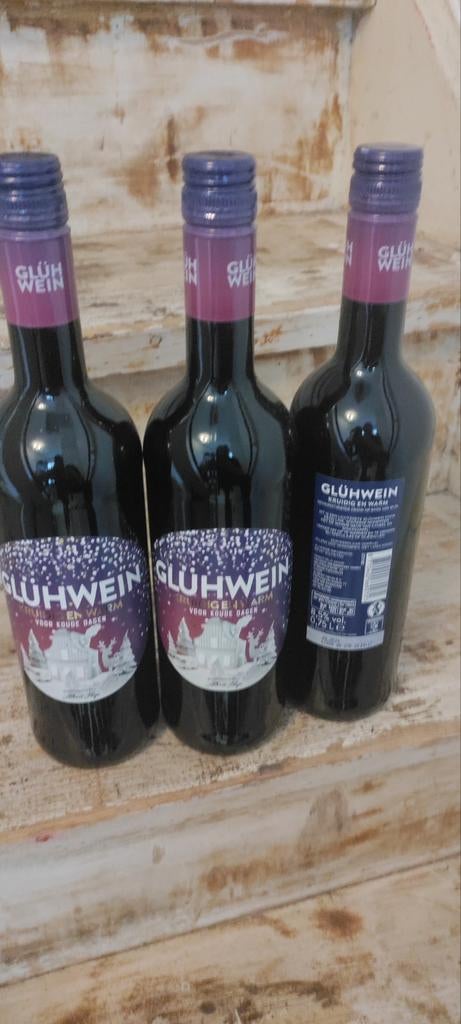 3 gluhwein van de Albert hein, Ophalen of Verzenden, Frankrijk, Rode wijn
