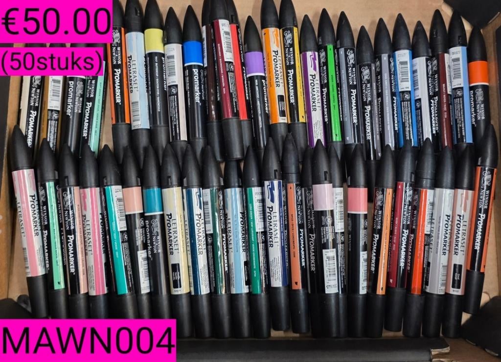 50 stuks Winsor & Newton markers, Ophalen of Verzenden, Potlood of Stift