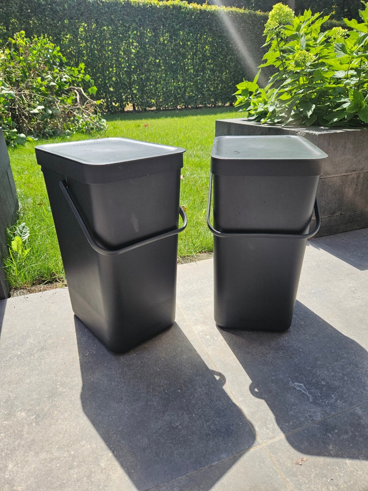 Brabantia afvalemmers - 2x 15L - Gebruikt