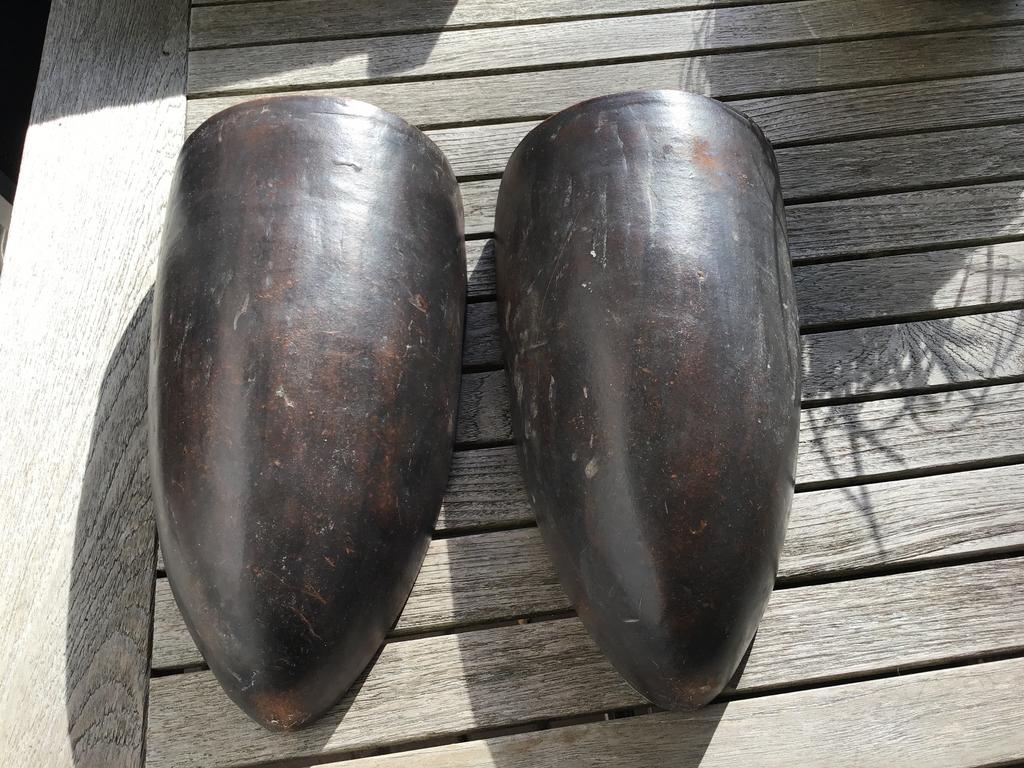 ZELDZAAM 2 “ SIBON “ HANDGEVORMDE HANG BLOEMPOTTEN, Motoren, Onderdelen | Harley-Davidson, Ophalen of Verzenden