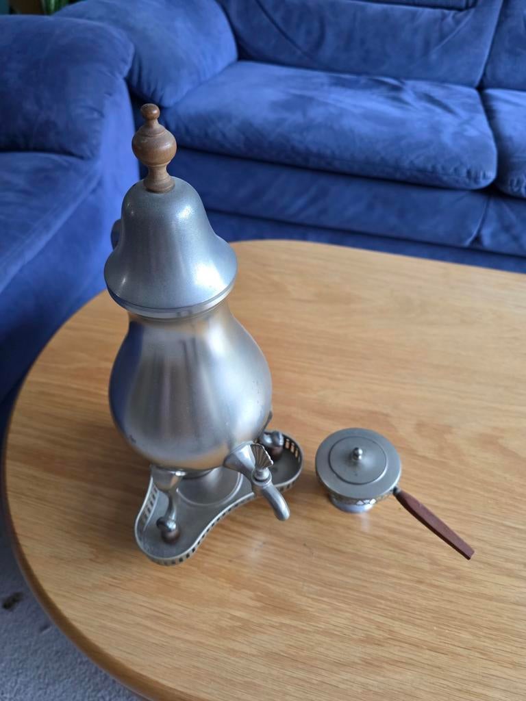 Vintage Tinnen koffiepot, Ophalen
