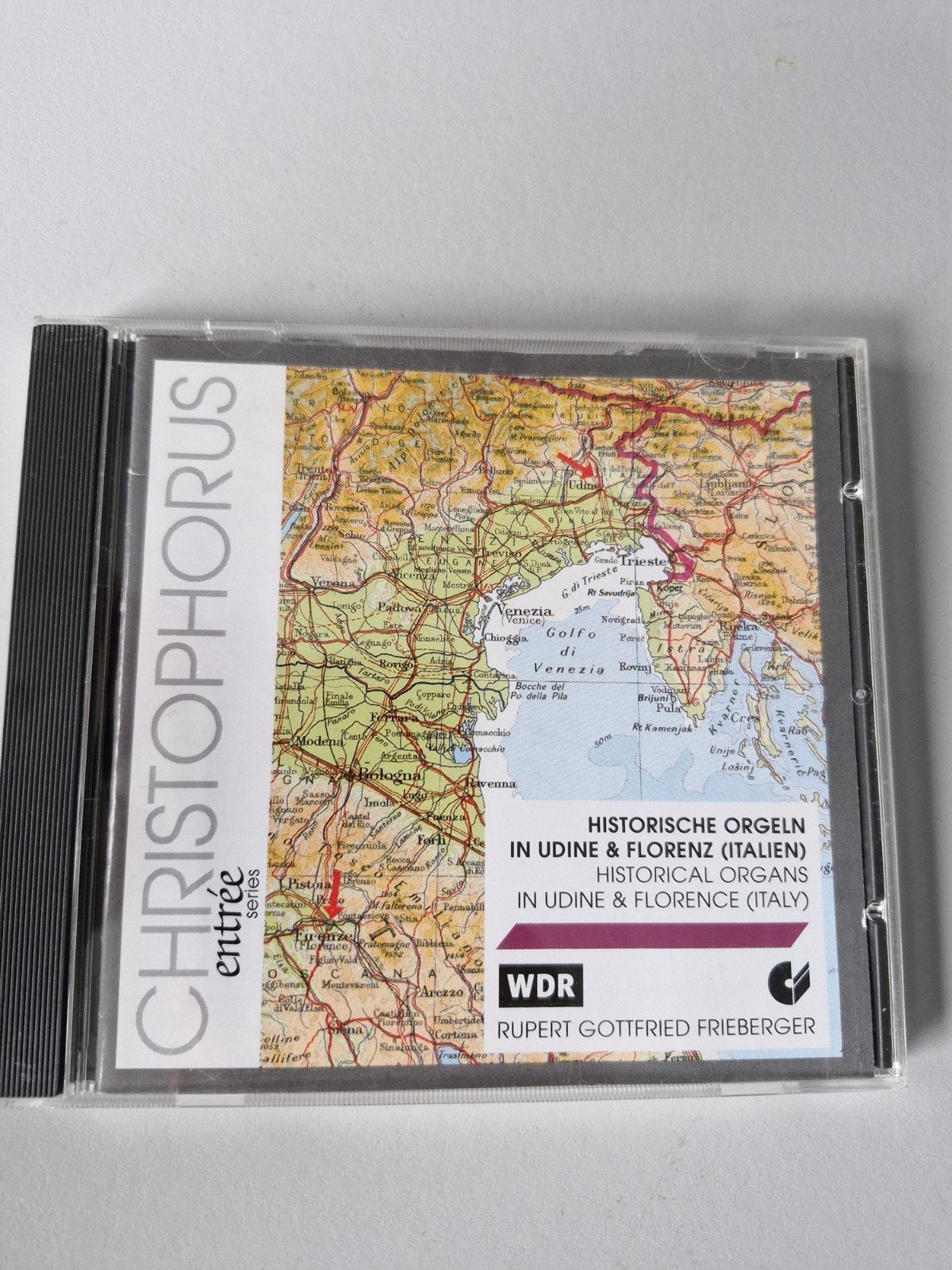 Orgel CD Rupert Gottfried Frieberger: Udine & Florence, Ophalen of Verzenden, Gebruikt, Album