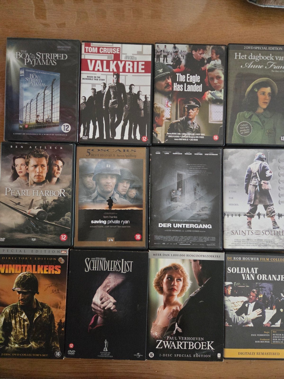 Historische Oorlogsfilms DVD Collectie - 12 Films, Cd's en Dvd's, Alle leeftijden, Ophalen of Verzenden, Zo goed als nieuw