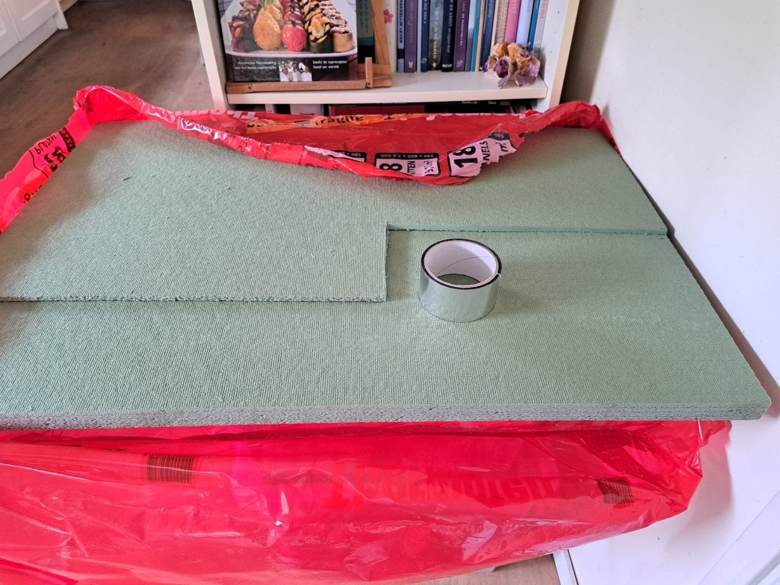 4 stuks Unifloor Thermofelt ondervloerplaten, Overige typen, Nieuw, Ophalen of Verzenden, Groen