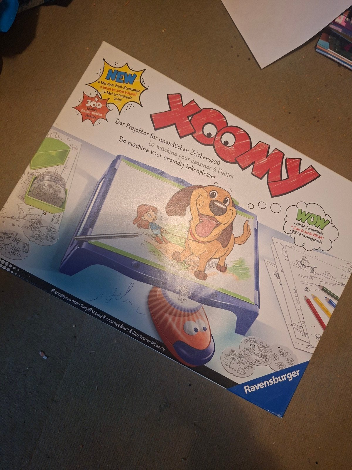 Xoomy Ravensburger Tekenprojector voor oneindig tekenplezier, Ophalen of Verzenden, Gebruikt, Overige typen