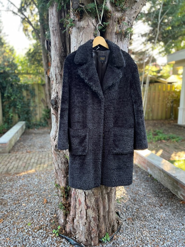 PAUW jas zwart faux fur heel zacht en warm NIEUW- TIEN Insta, TIEN concepts, -, Zwart, -