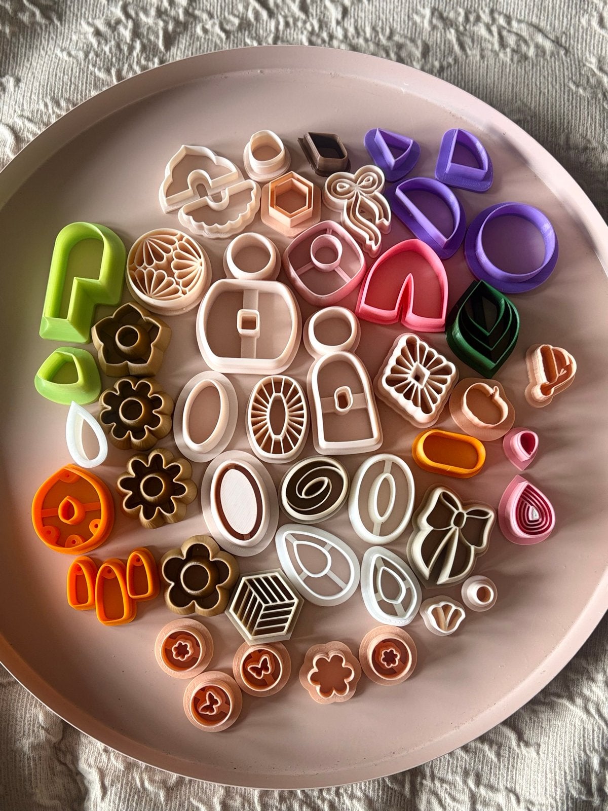 Diverse set klei uitstekers voor polymeer klei, Hobby en Vrije tijd, Overige thema's, Meerkleurig, Ophalen of Verzenden, Zo goed als nieuw