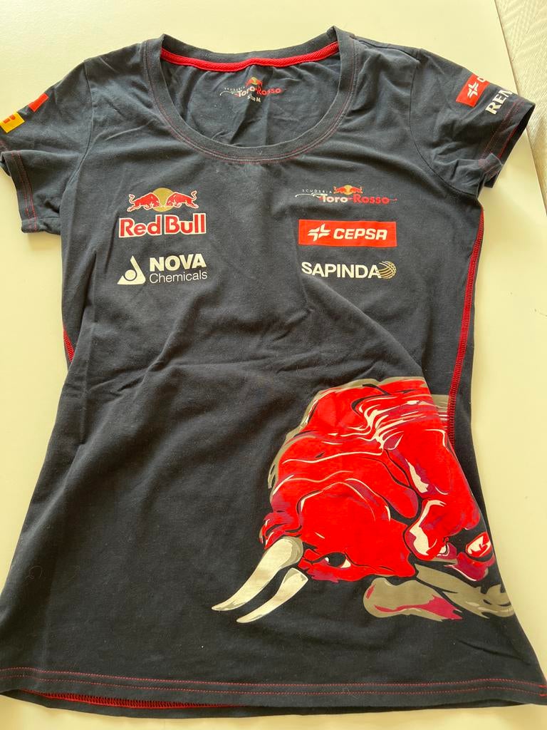 Red Bull Toro Rosso Formule 1 T-shirt Maat M, Kleding | Dames, Maat 38/40 (M), Blauw, Ophalen of Verzenden, Zo goed als nieuw