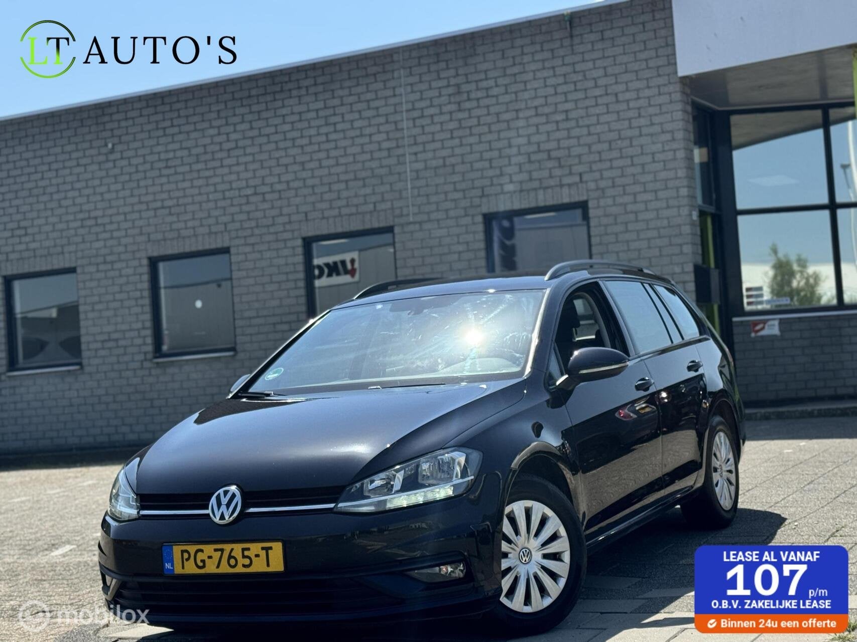Volkswagen Golf Variant 1.0 TSI Trendline|Carplay Clima LED, Voorwielaandrijving, 86 pk, Euro 6, Zwart