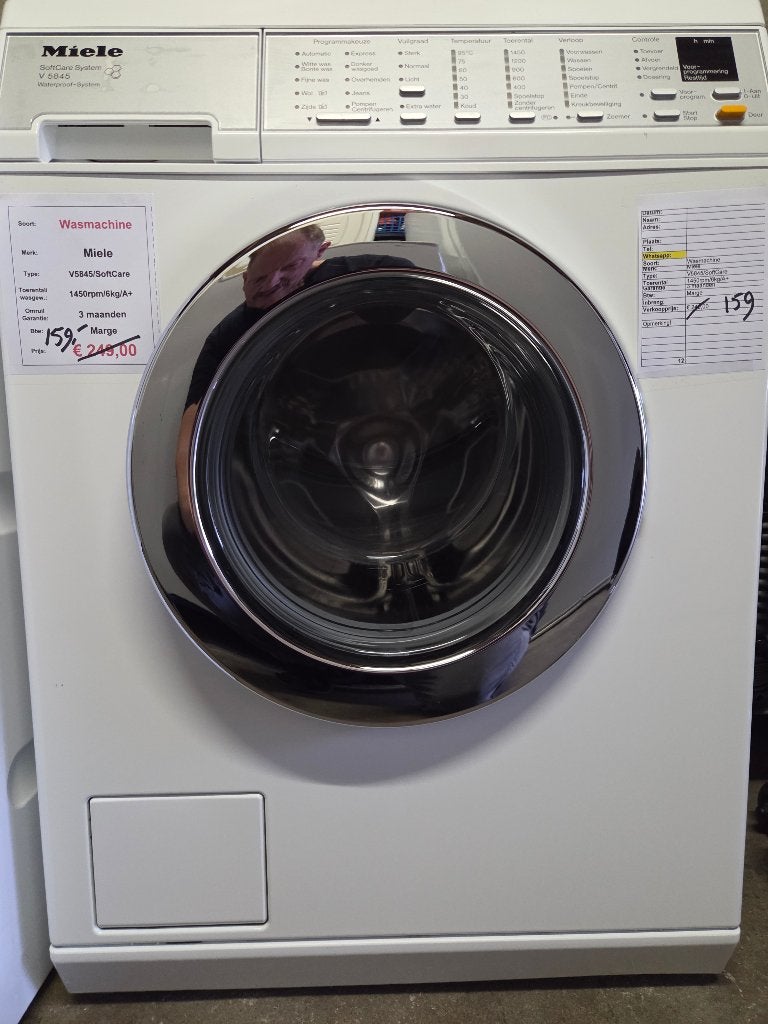 wasmachine - Miele - 6kg - A+ UITVERKOOP, Witgoed en Apparatuur, Ophalen, Duitsland, Miele, 85 tot 90 cm