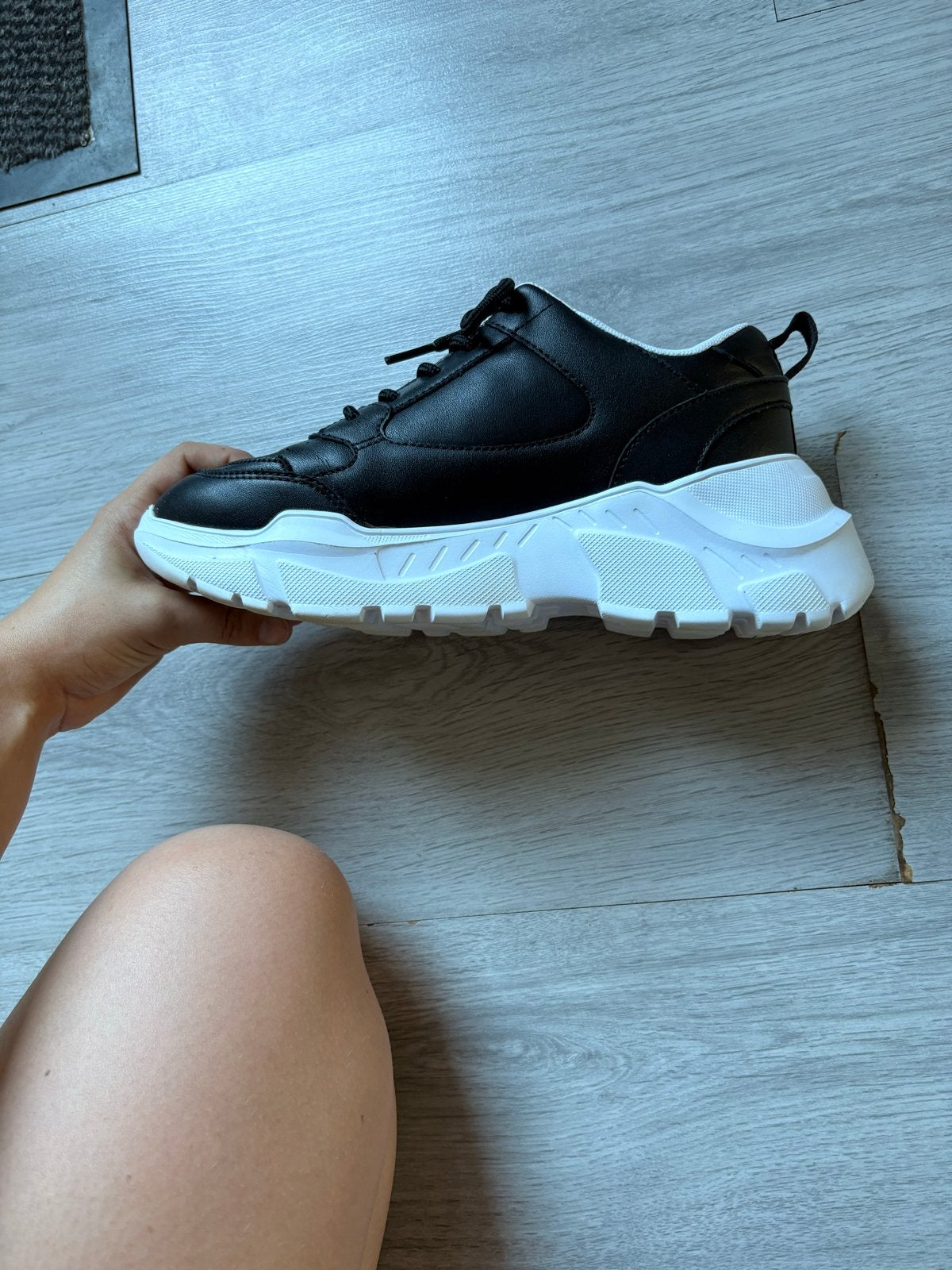 Versace Jeans Couture Sneakers Maat 38 Zwart Wit, Zwart, Ophalen of Verzenden, Sneakers of Gympen, Zo goed als nieuw