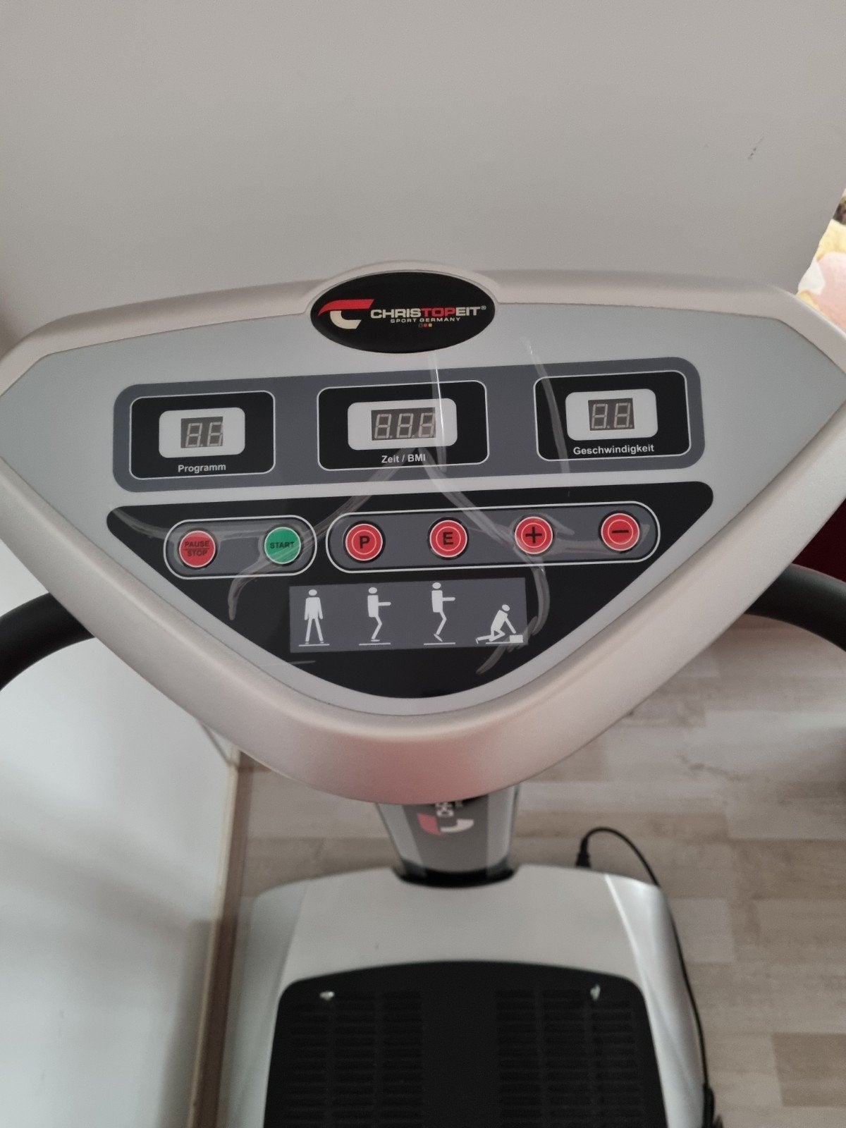 Christopeit Vibro 5000 Trilplaat - Zo goed als nieuw, Ophalen, Trilplaat, Benen, Zo goed als nieuw