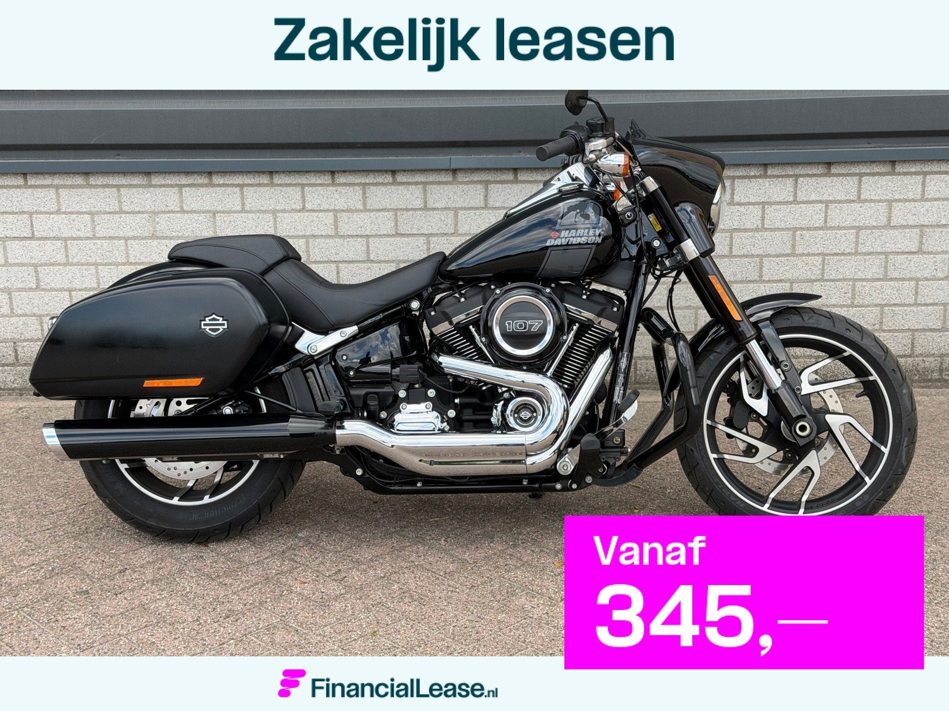 Harley Davidson FLSB Sport Glide 1ste eigenaar | 5HD | ABS |, 1745 cc, Chopper, Meer dan 35 kW, Handgeschakeld