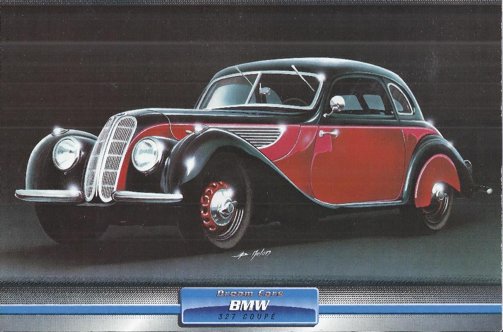 Ma538 foto dream cars bmw 327 coupe -, Ophalen of Verzenden, 1980 tot heden, Zo goed als nieuw, Overige onderwerpen