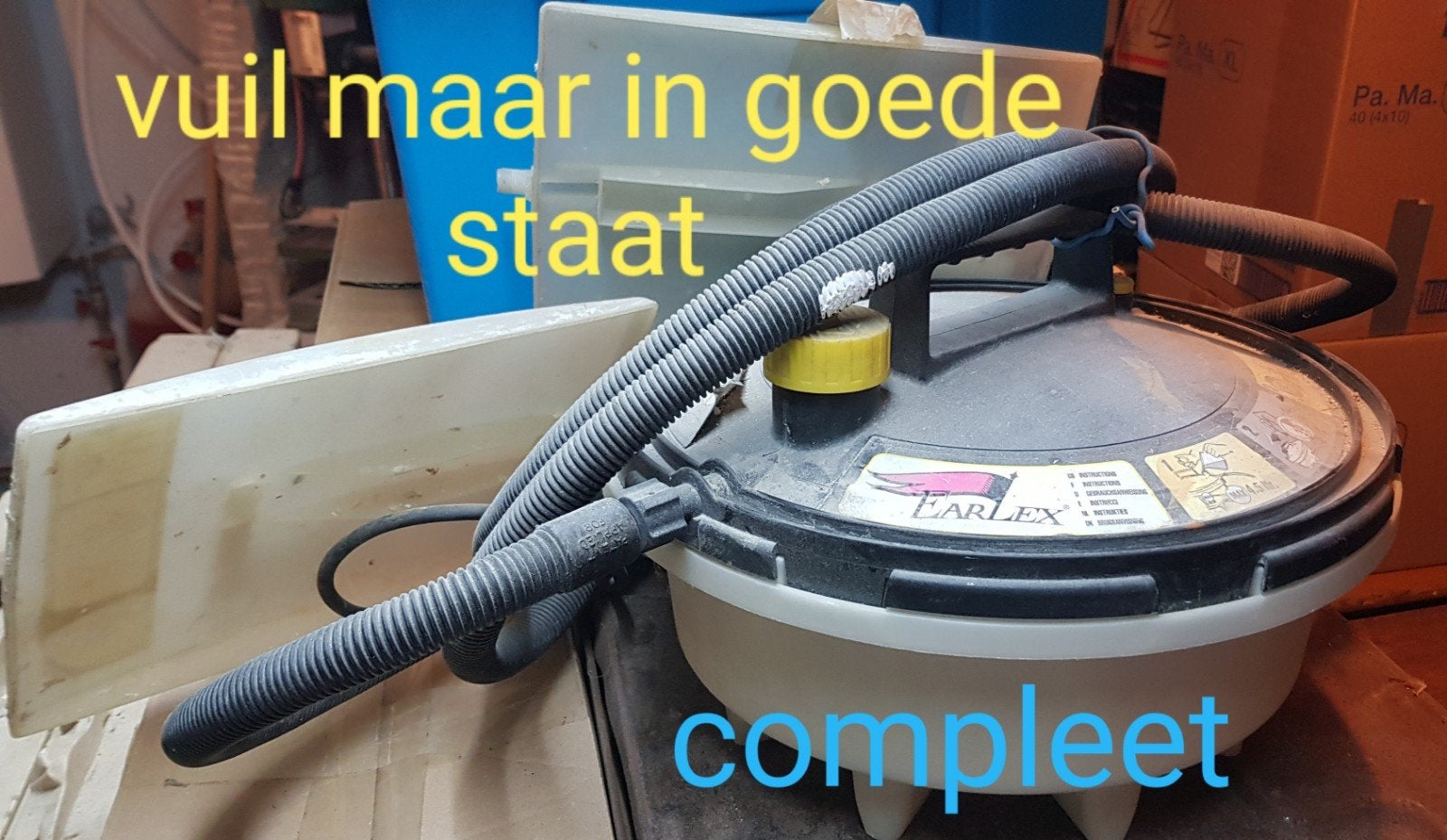 behang afstomer, Ophalen