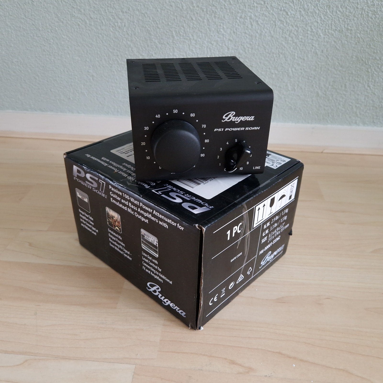 Bugera PS1 Power Soak - Attenuator, Ophalen of Verzenden, Zo goed als nieuw, Elektrische gitaar